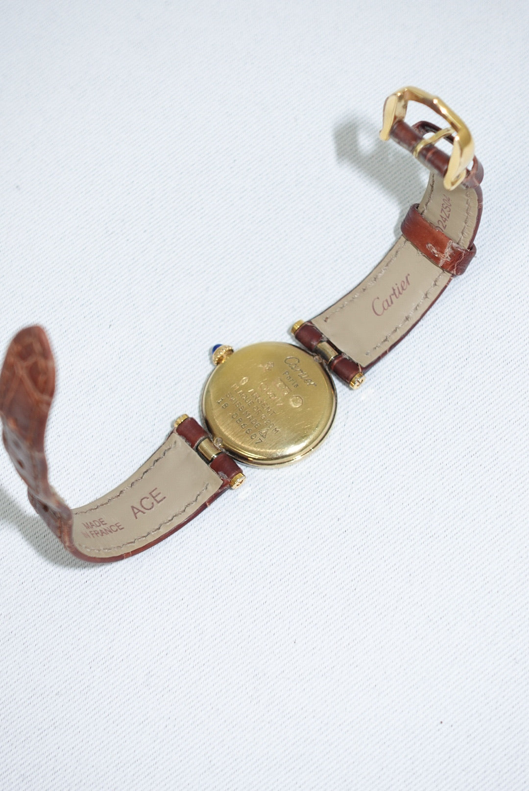 Cartier Must Vendôme 24mm Gold Toned Vintage Watch