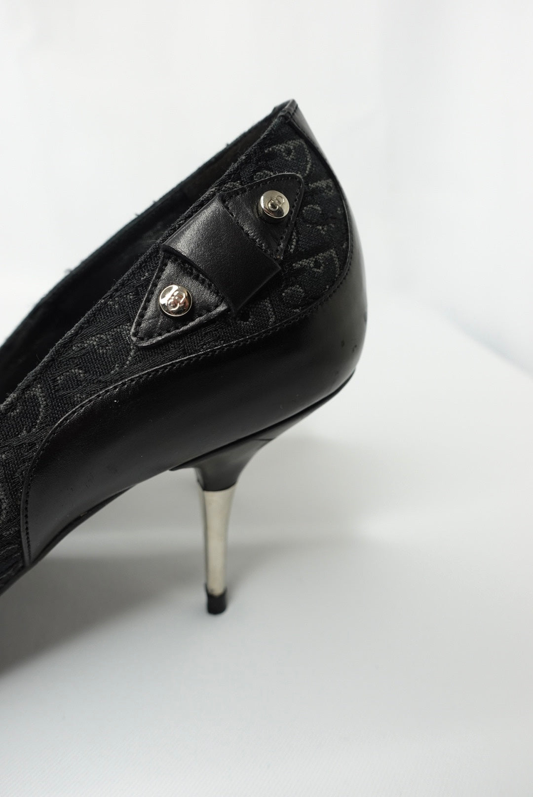 038. Christian Dior Vintage Pierced Monogram Decolletè
