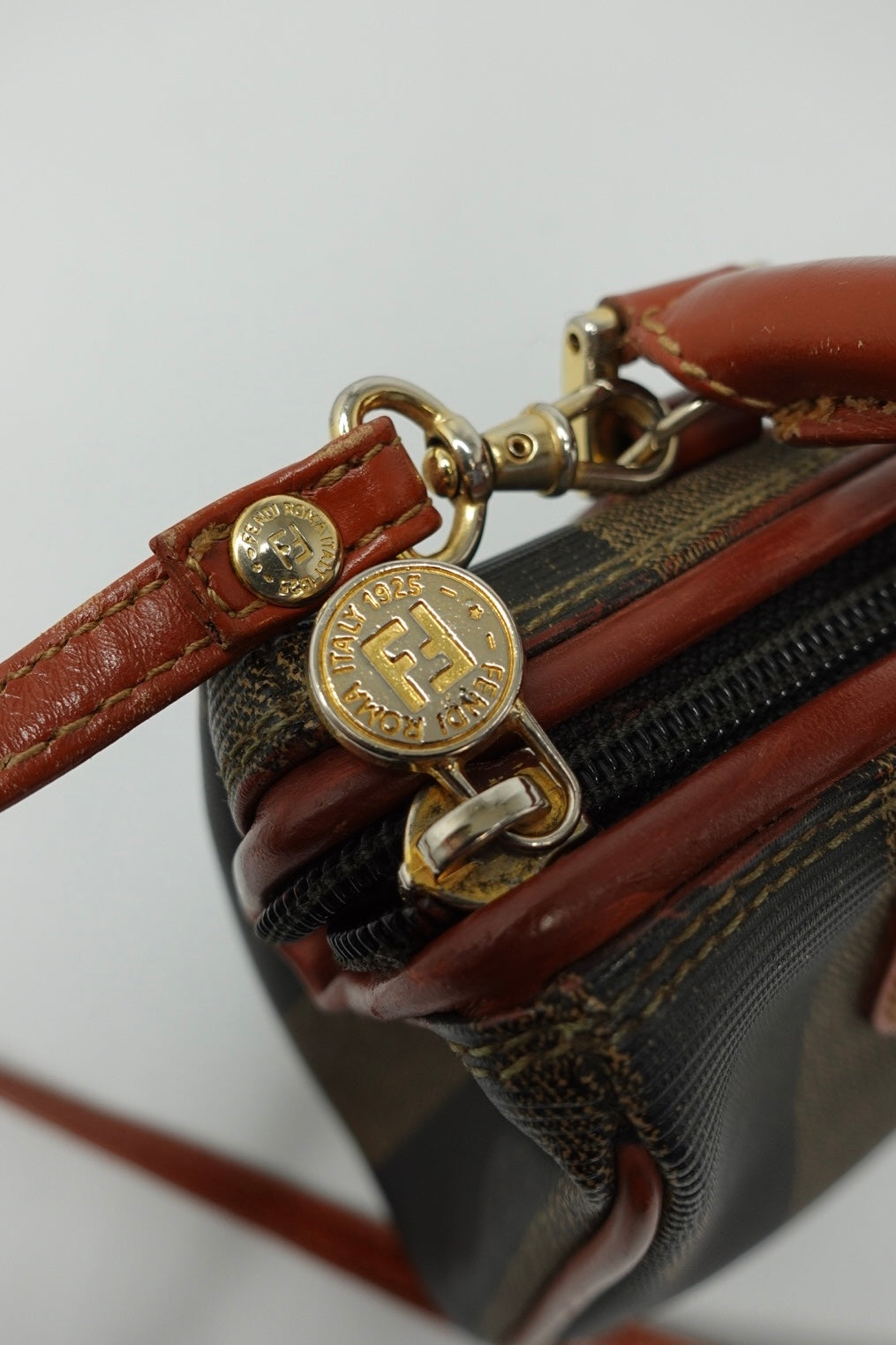 028. Fendi S.A.S Vintage Mini Bauletto