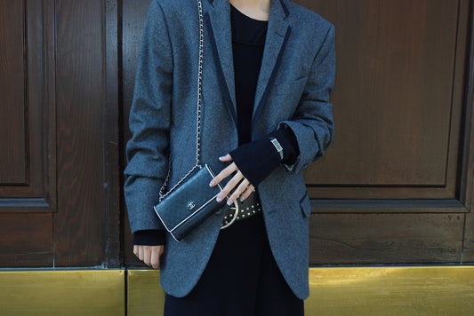 D&G Dolce & Gabbana Vintage Grey Wool Blazer