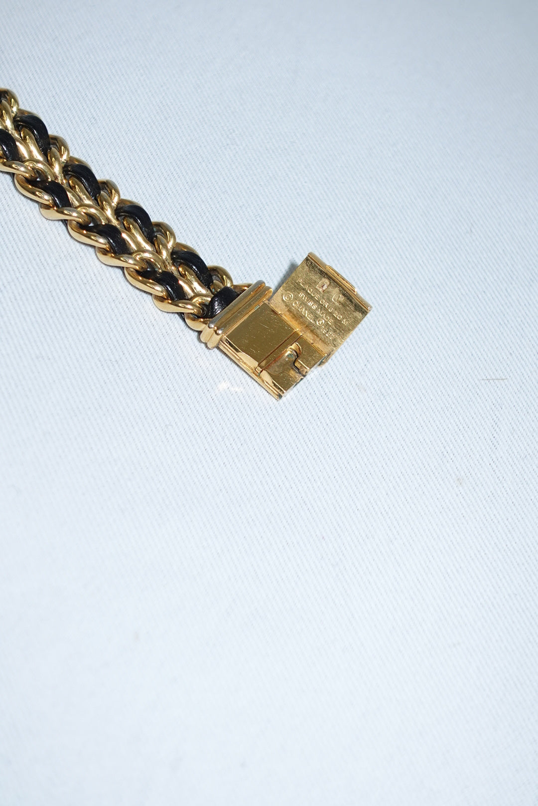 Chanel Vintage Première M Watch Gold and Black 20mm