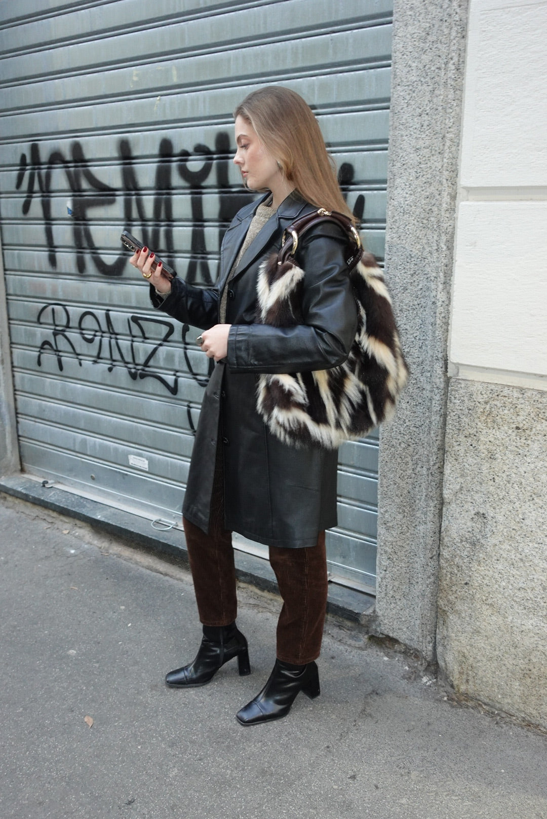 Moschino Brown Corduroy Pants