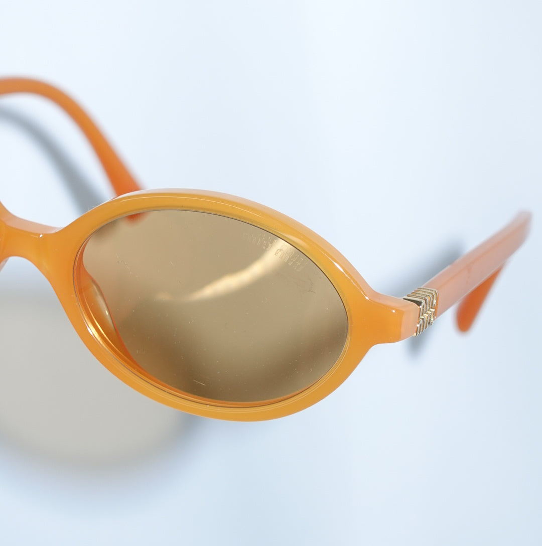 Miu Miu Orange Regard Sunglasses