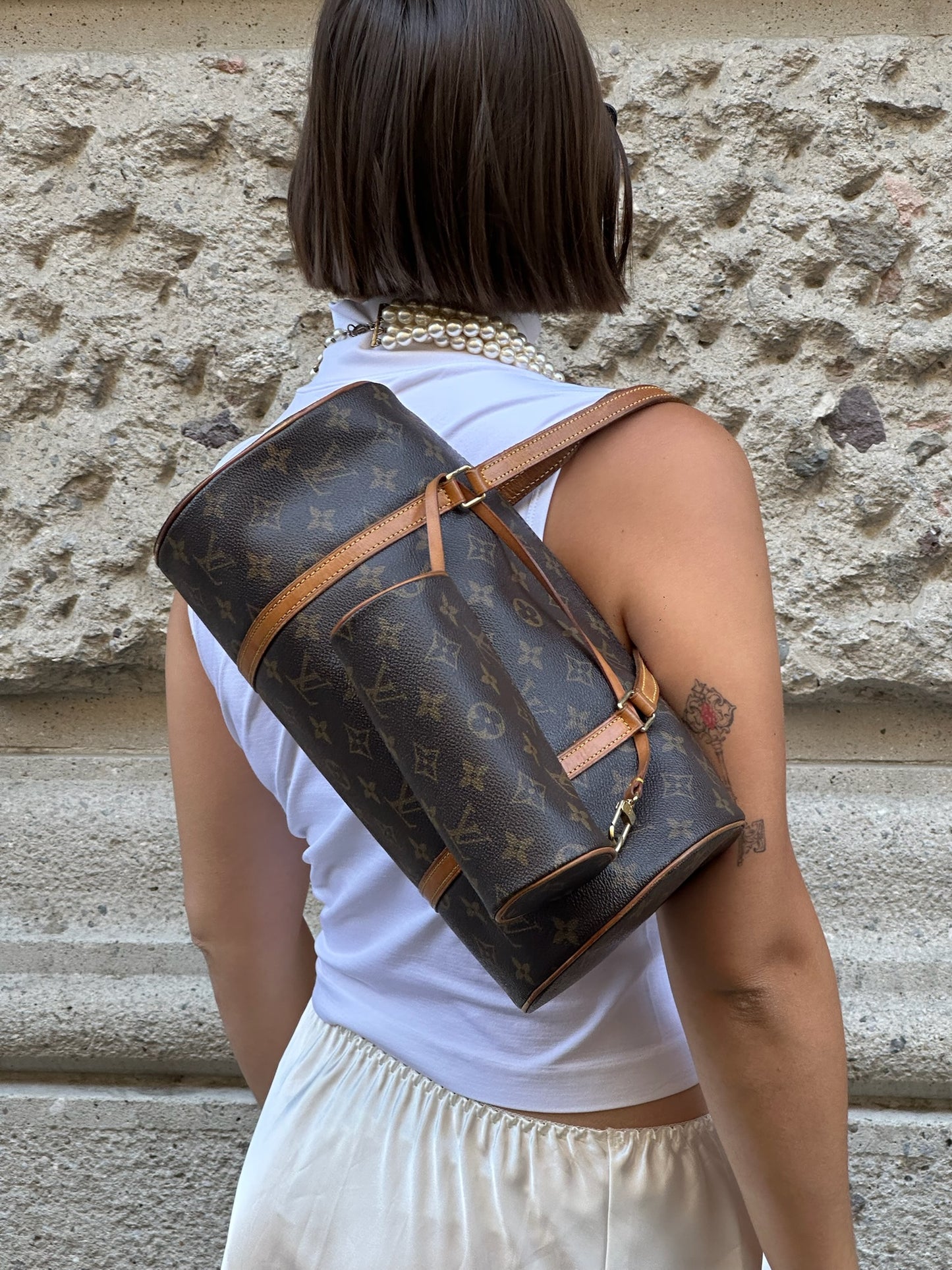 Louis Vuitton Vintage Papillon and Pochette in Monogram Canvas
