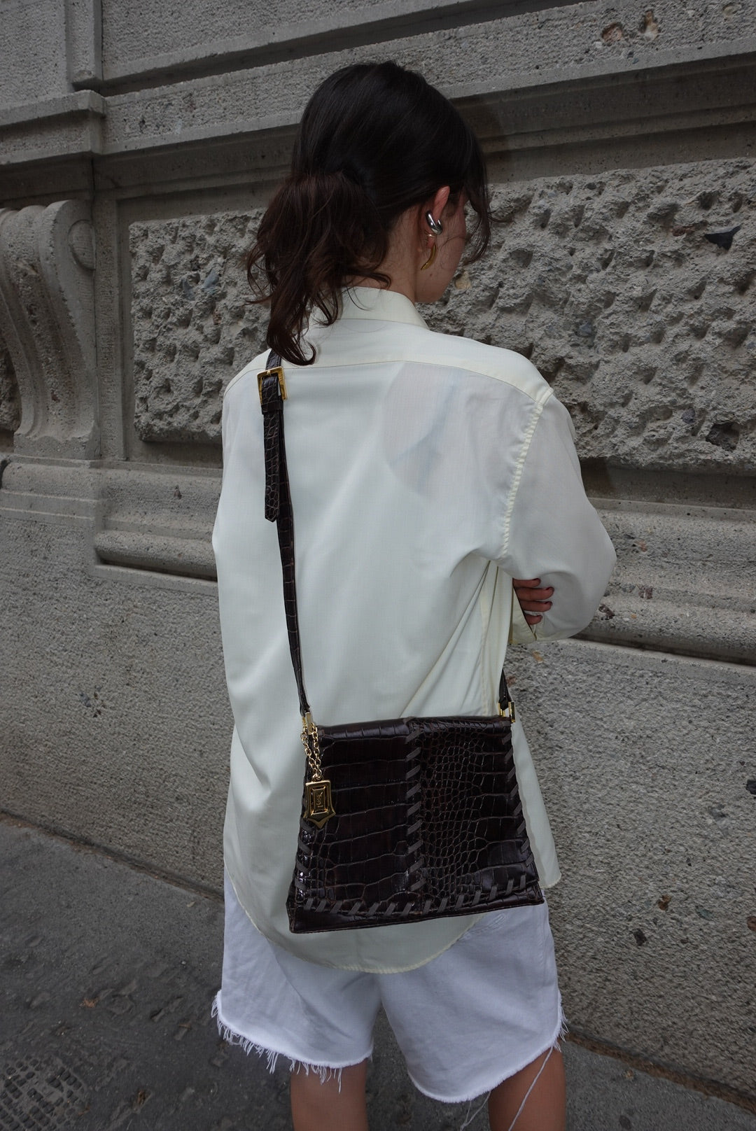 Yves Saint Laurent Crocodile Leather Vintage Bag
