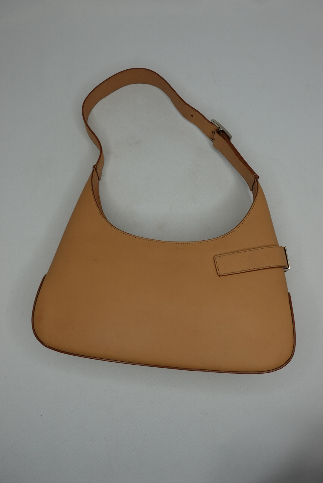 024. Ferragamo Beige Hobo Bag