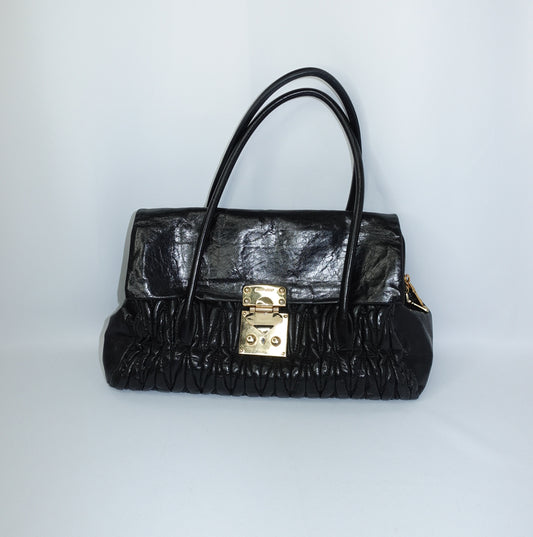 Miu Miu Matelasse Black Bag