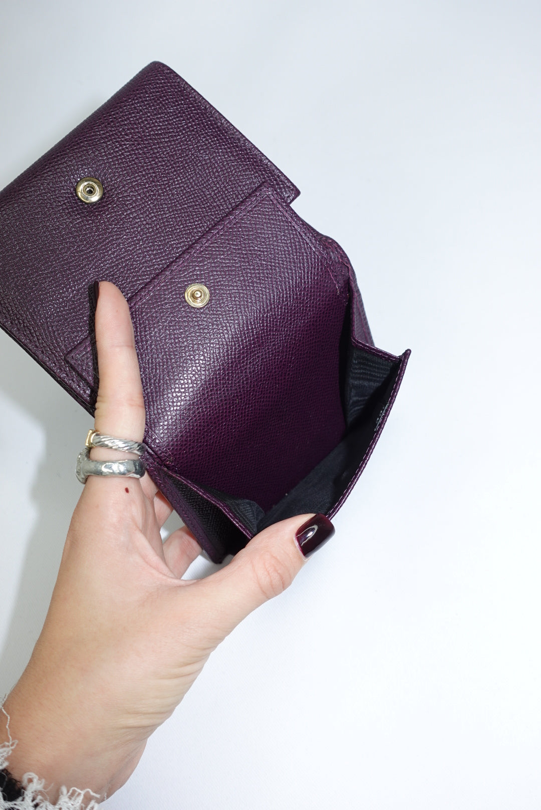 Dolce & Gabbana Small Plum Wallet