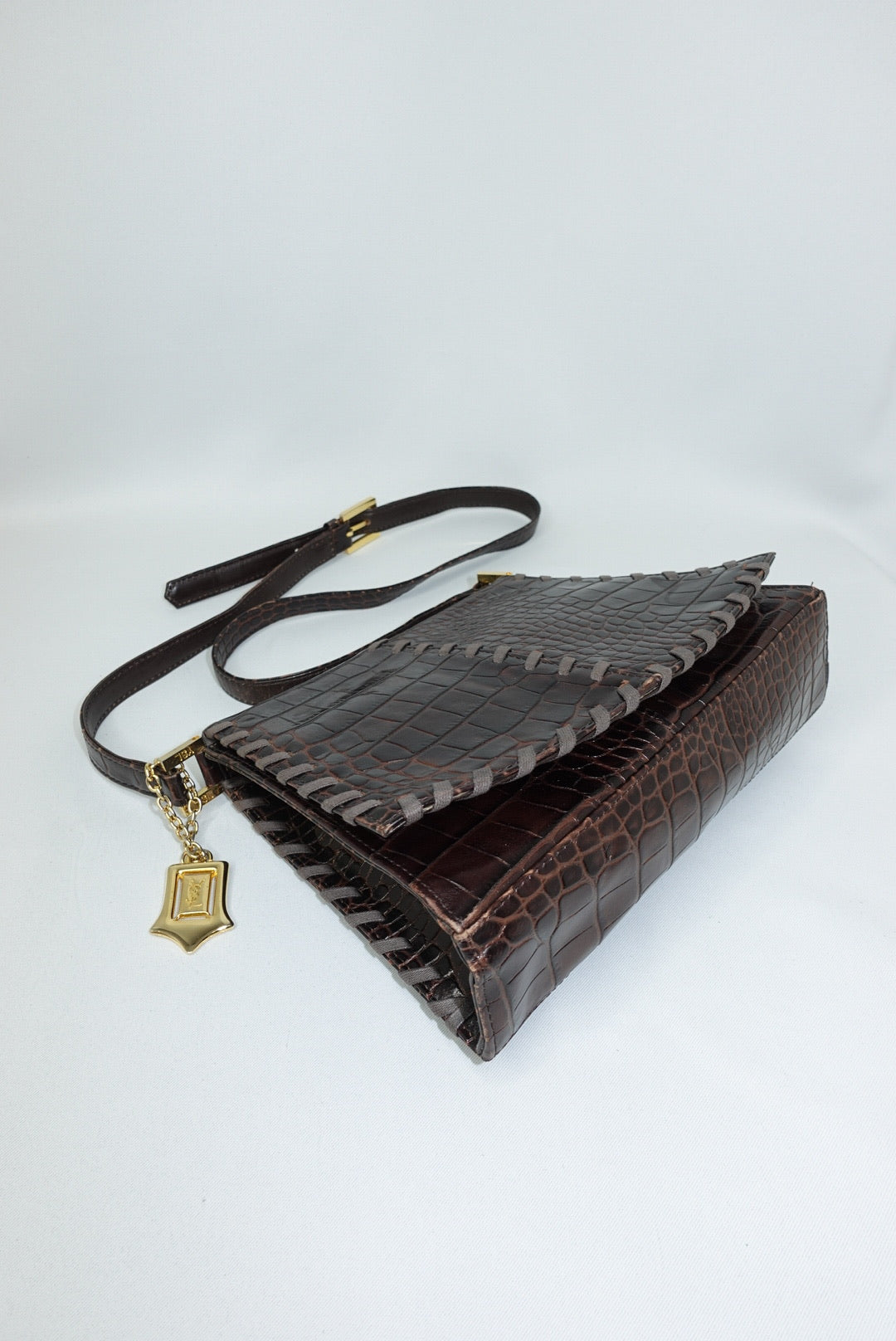 Yves Saint Laurent Crocodile Leather Vintage Bag