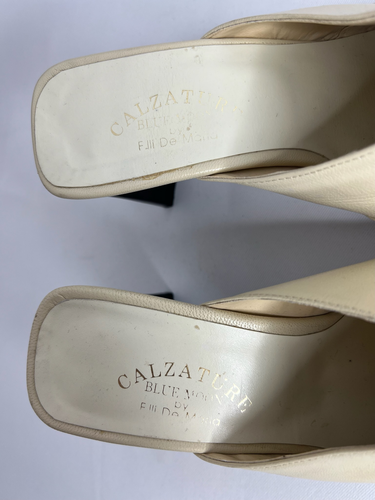 Vintage Mules Off-White 38