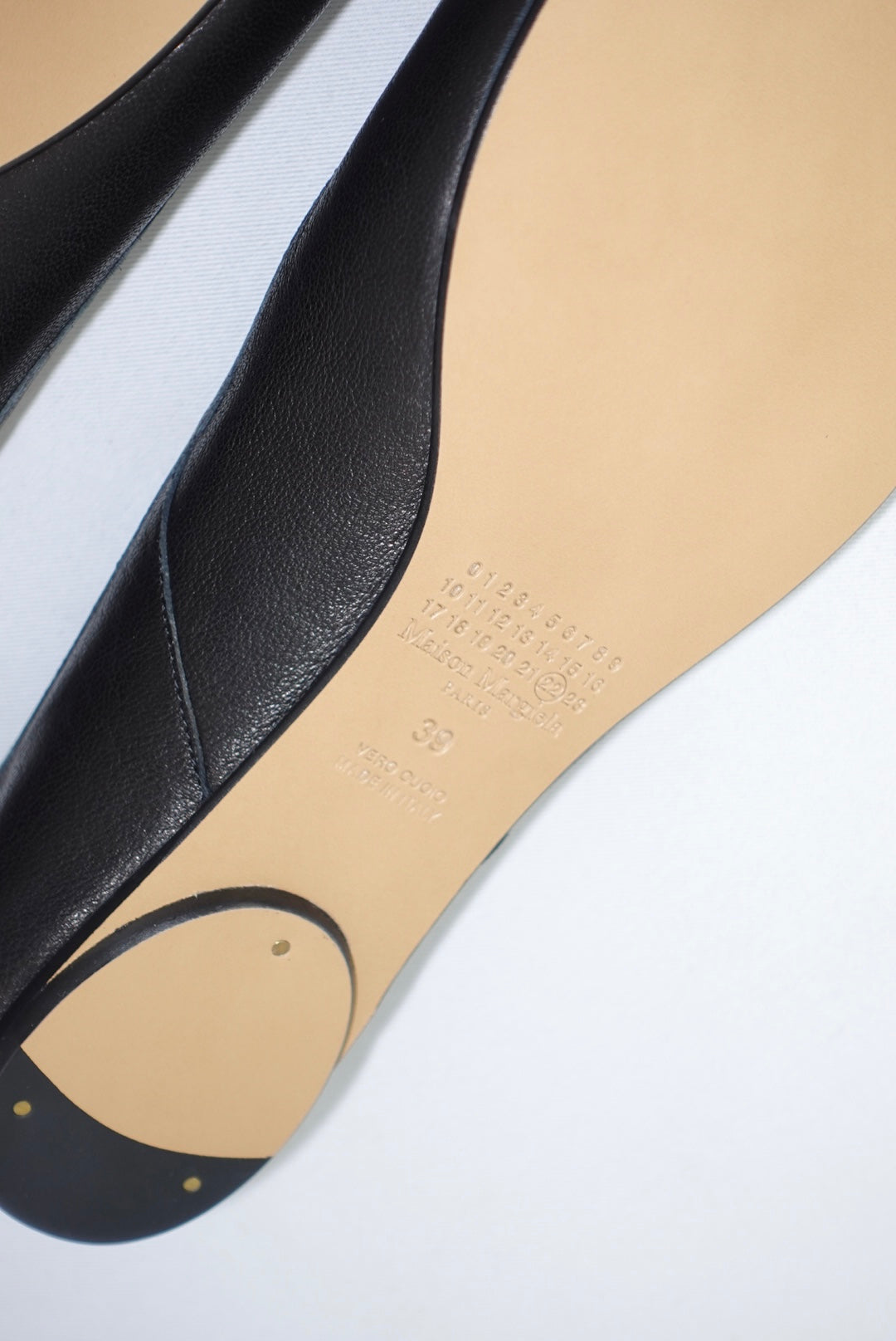 Margiela Tabi Ballet Flats Black 37