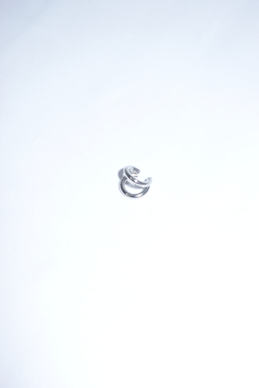 Double Ear Cuff in Stainless Steel Small