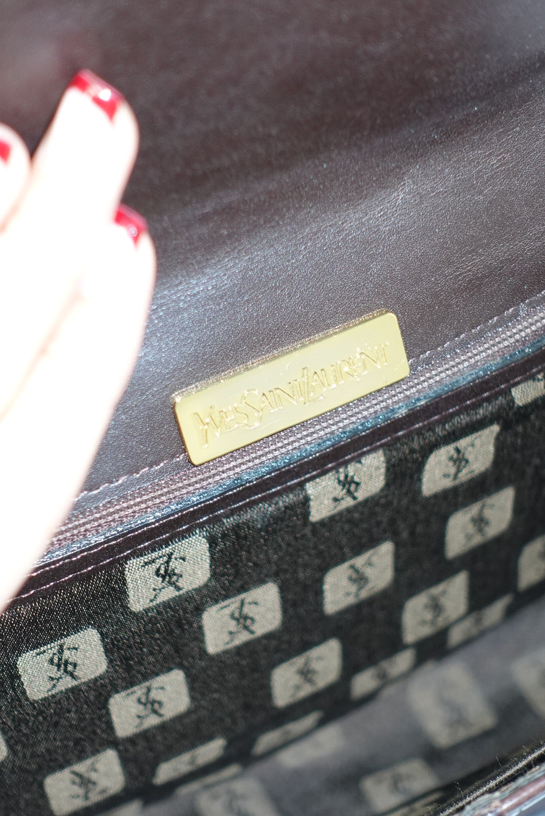 Yves Saint Laurent Crocodile Leather Vintage Bag