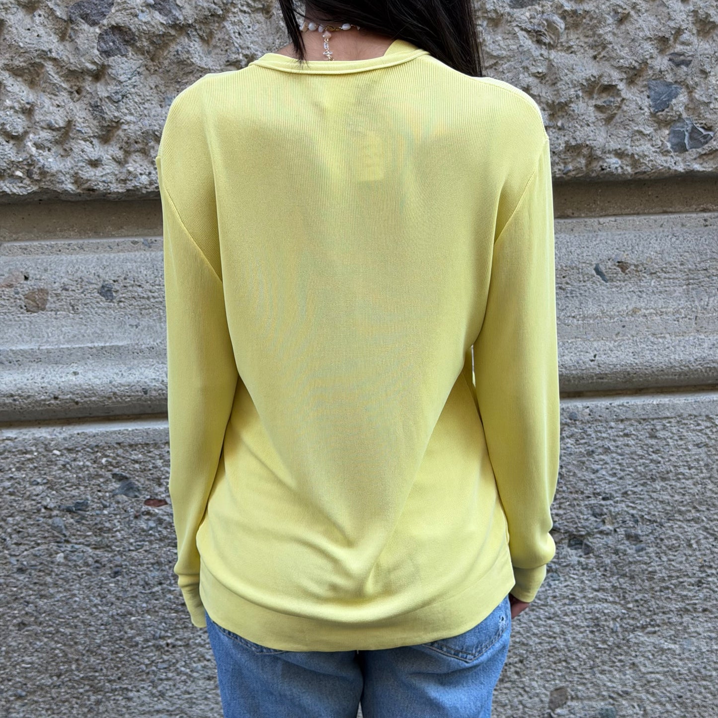 Max Mara Yellow Cardigan
