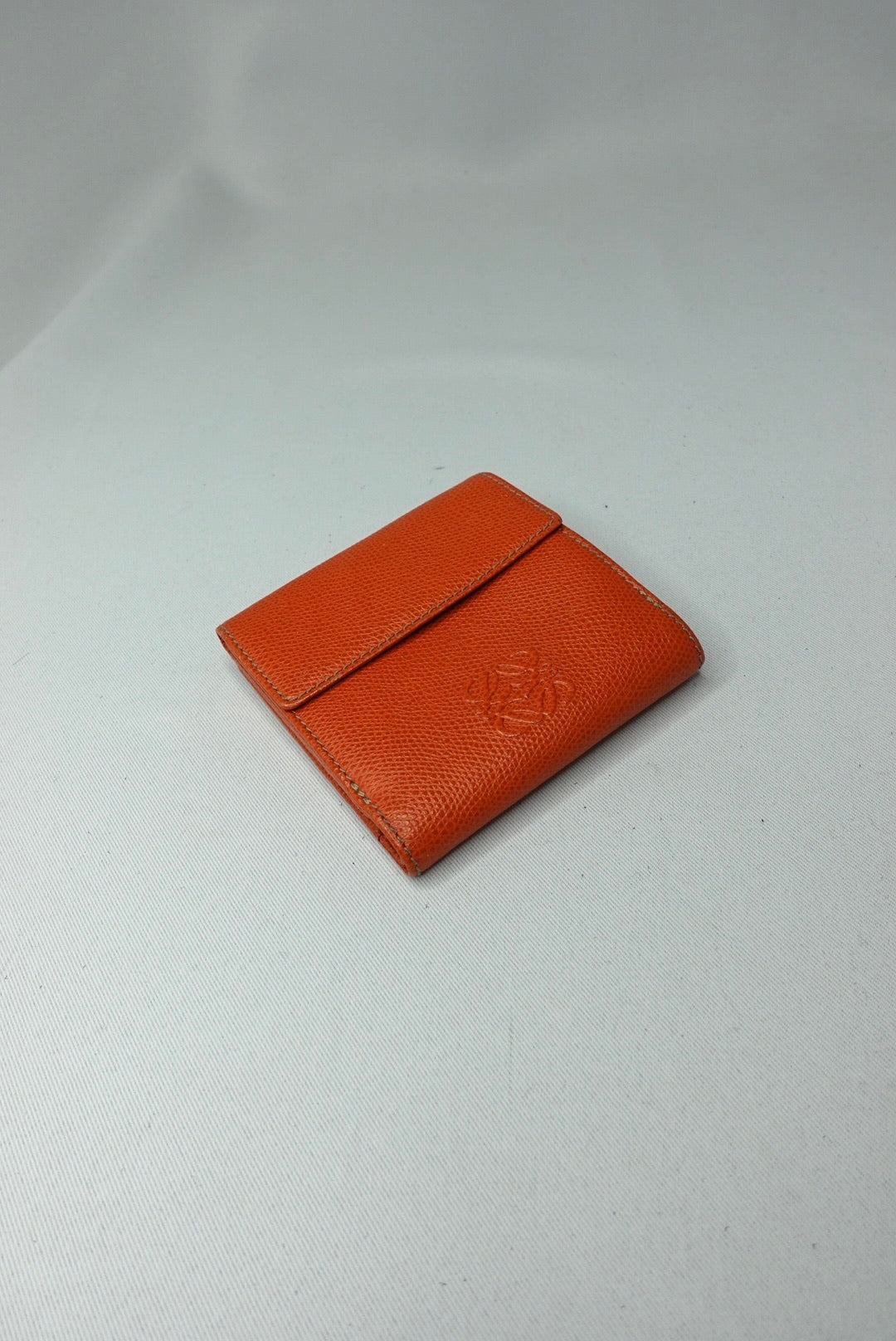 Loewe Orange Vintage Double Side Wallet