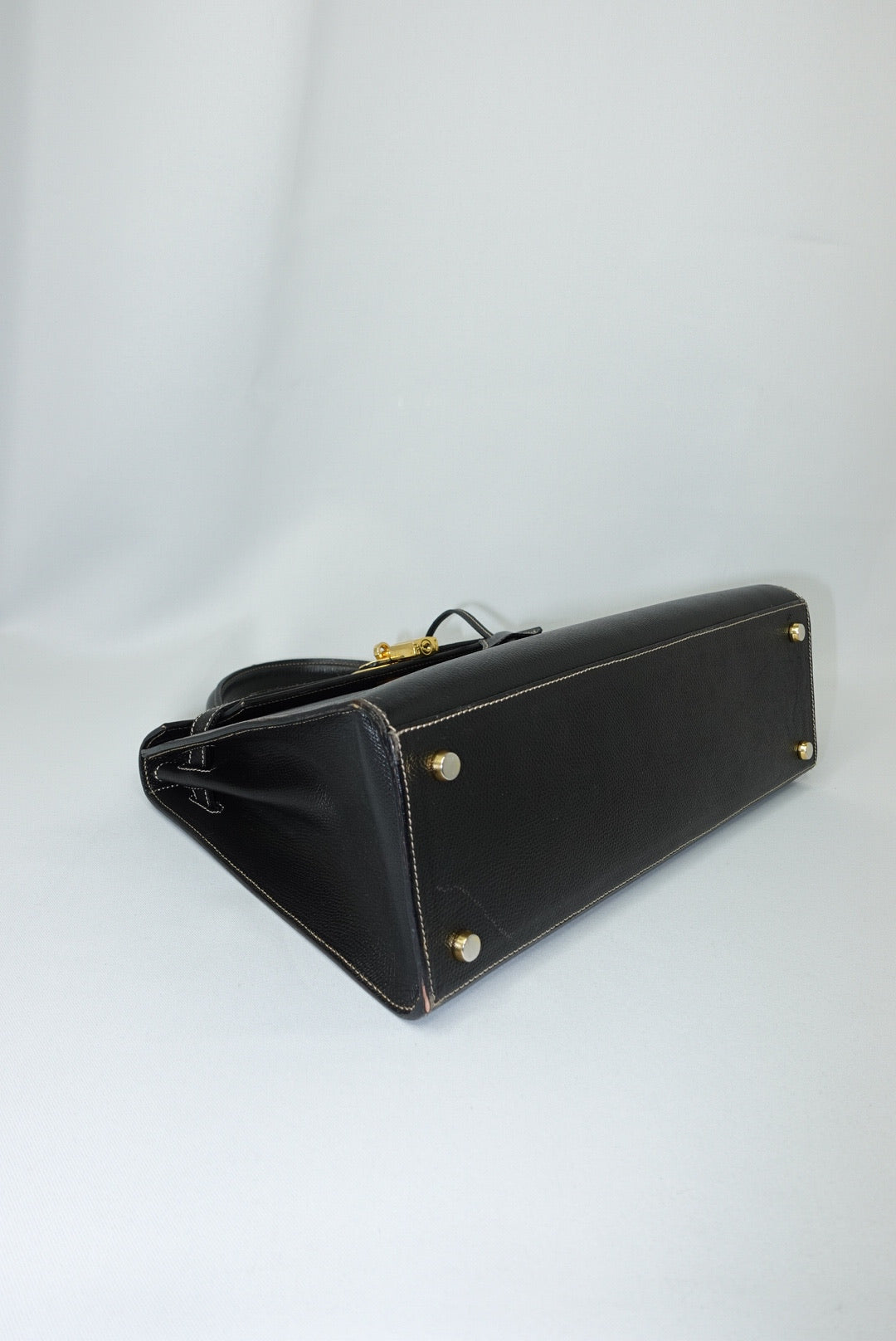 Hermès Kelly Bespoke Veau Grain Lisse Black Leather 32