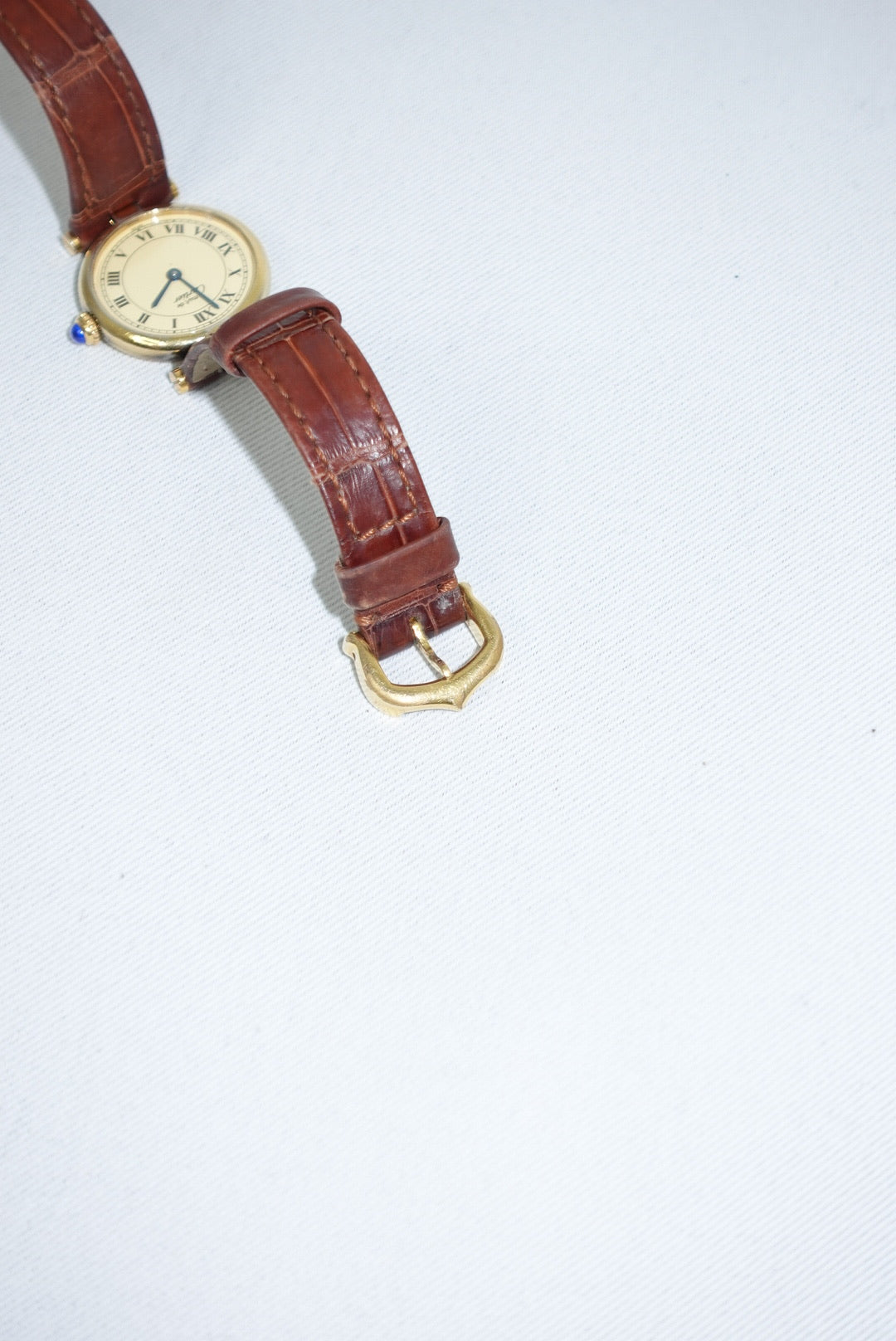 Cartier Must Vendôme 24mm Gold Toned Vintage Watch