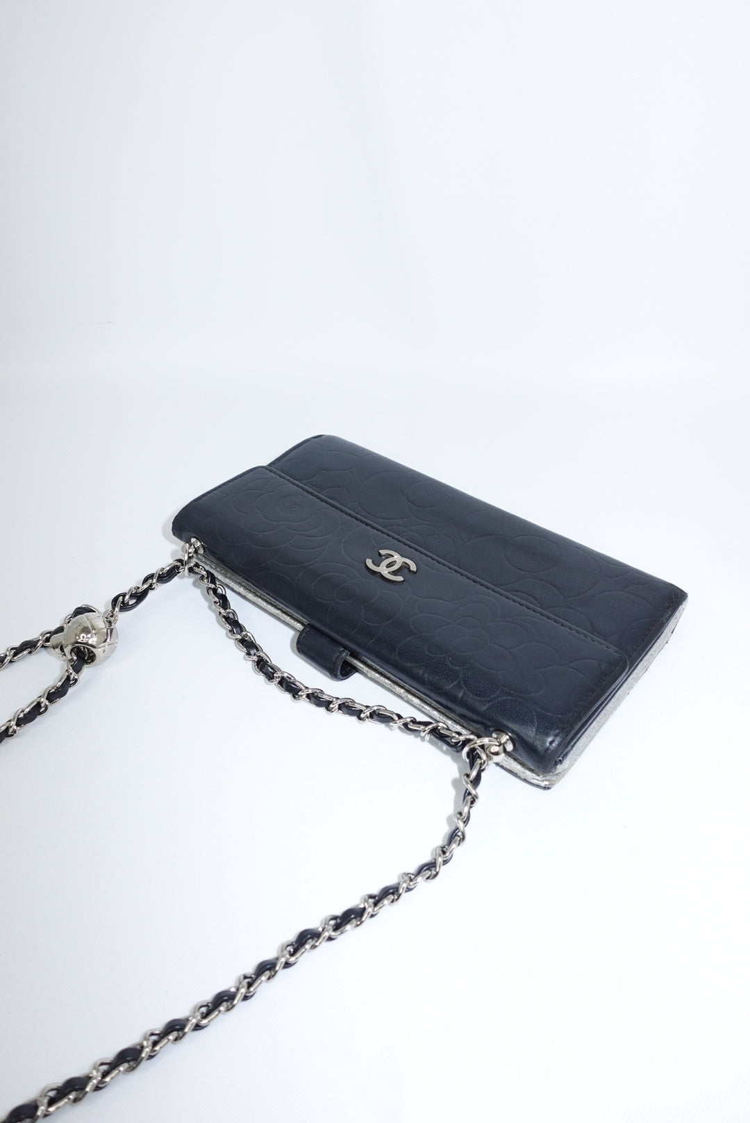131. Chanel Re-Worked Flap W.O.C. Camellia Limited Edition