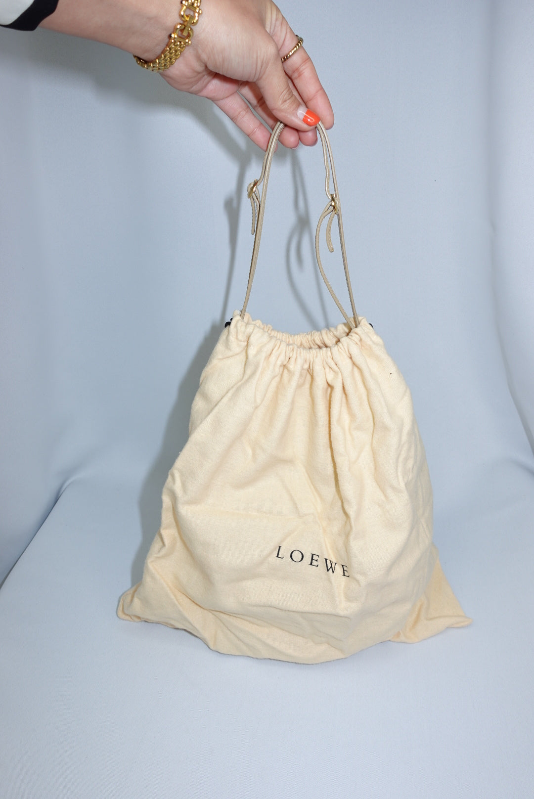 005. Loewe Vintage Beige Shoulder Bag