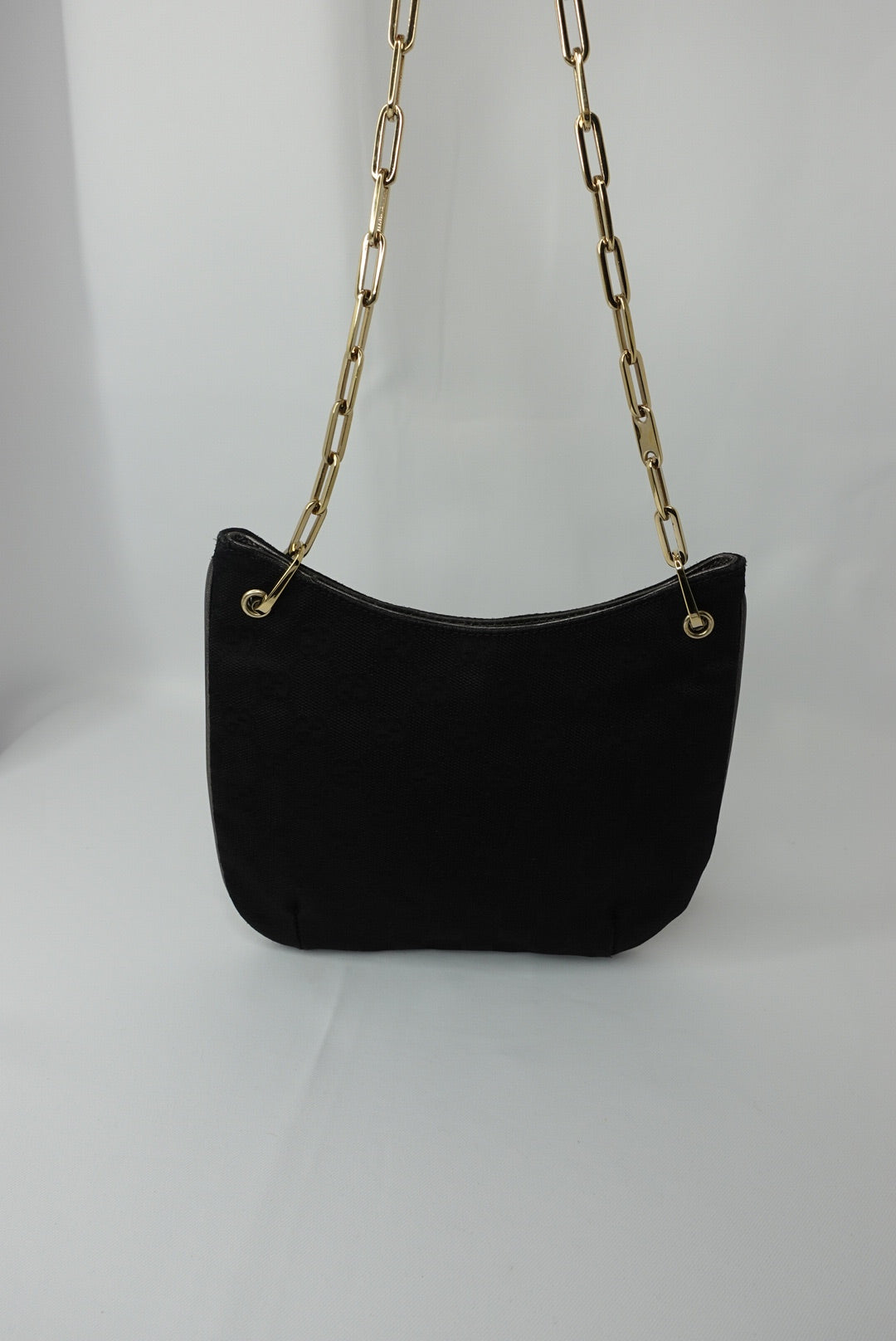 043. Gucci Black GG Canvas Mini tote Bag Tom Ford Era