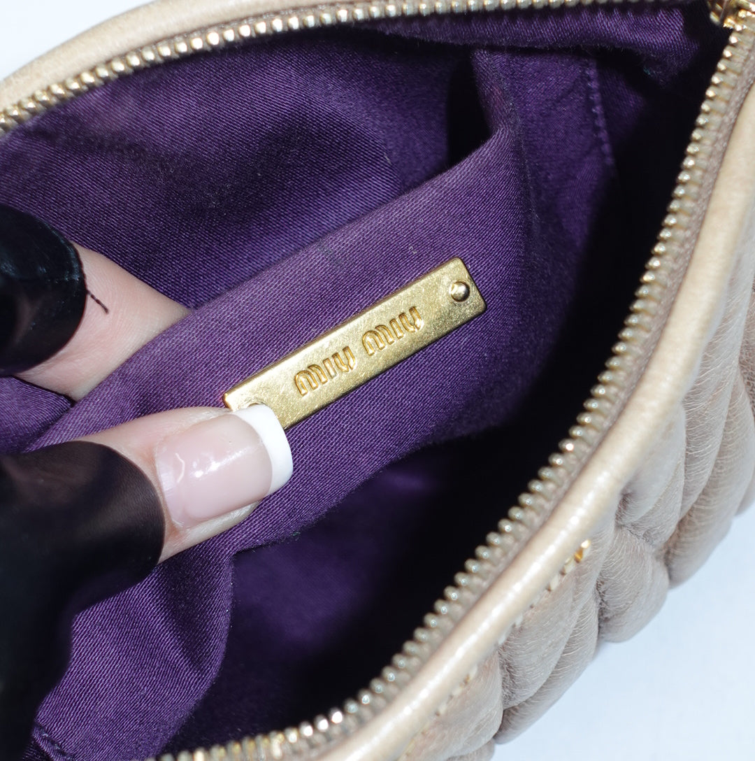Miu Miu Beige Crossbody
