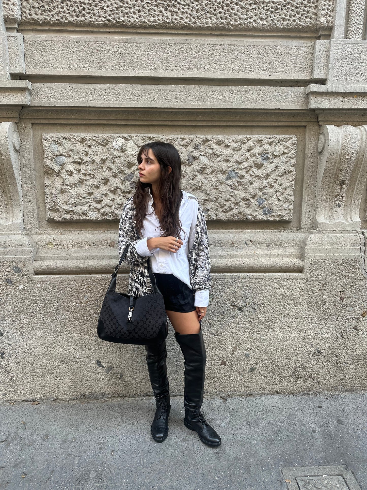 Gucci Vintage Jackie Black Shoulder Bag