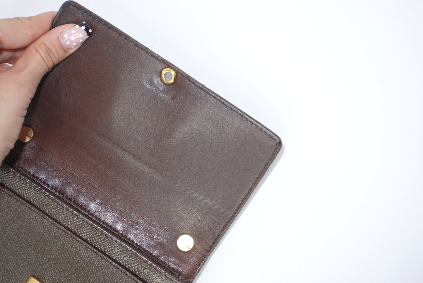130. Re-Worked Chanel Vintage Coffee Brown W.O.C.