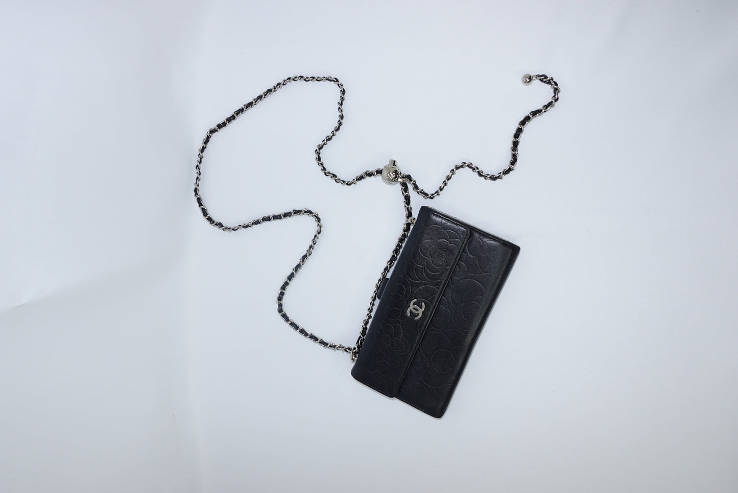 131. Chanel Re-Worked Flap W.O.C. Camellia Limited Edition