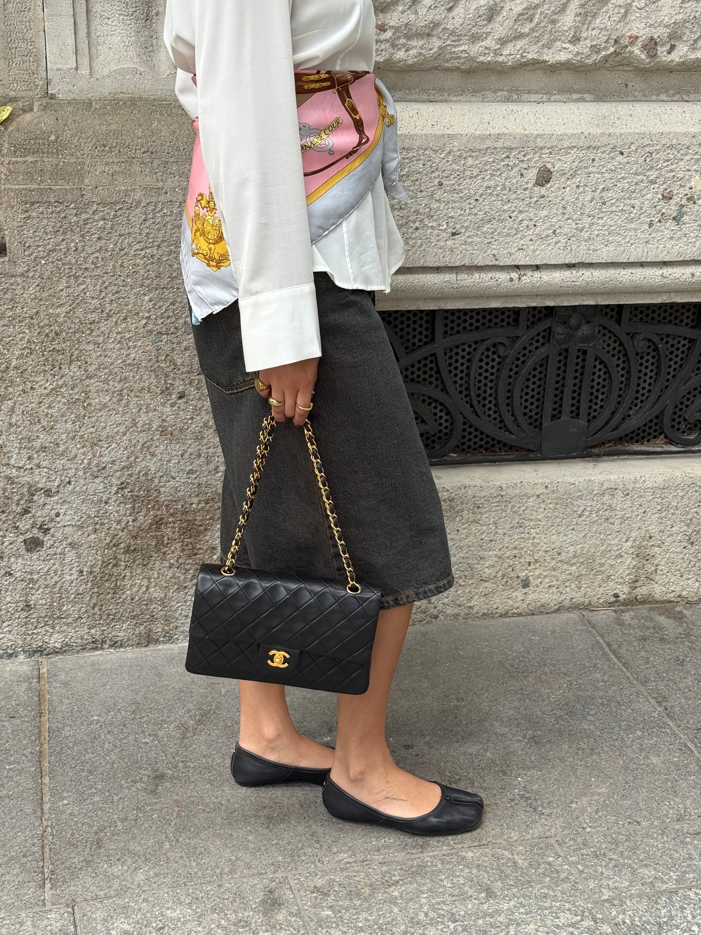 Margiela Tabi Ballet Flats Black 37