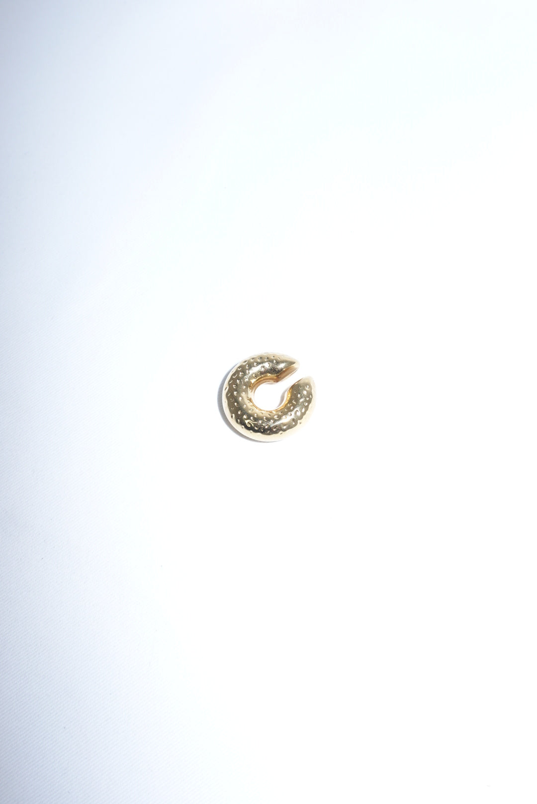 Gold Toned Ear Cuff in Stainless Steel