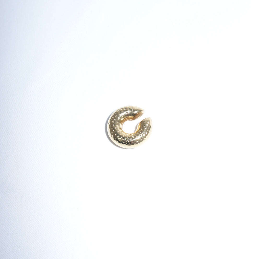 Gold Toned Ear Cuff in Stainless Steel