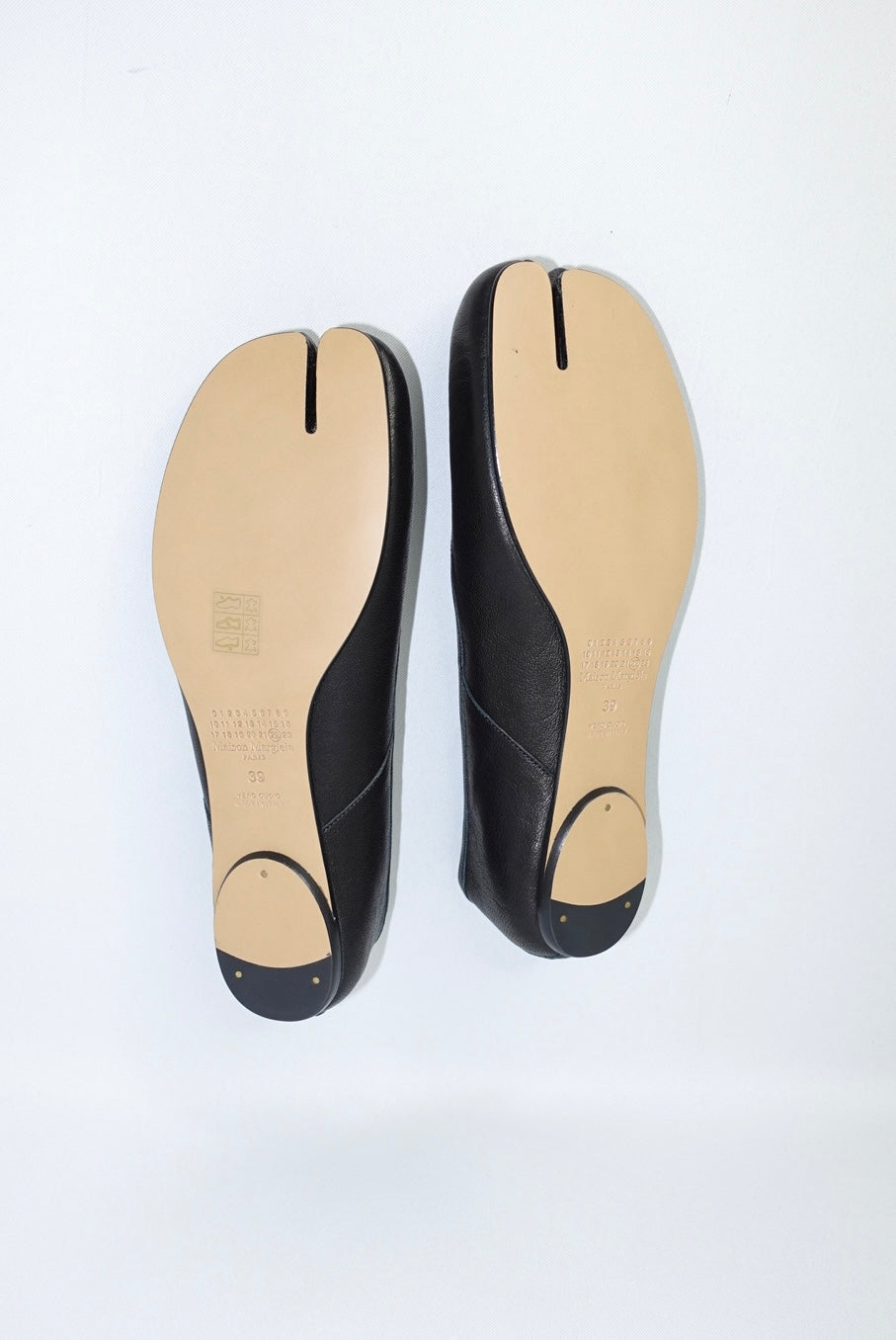 Margiela Tabi Ballet Flats Black 37