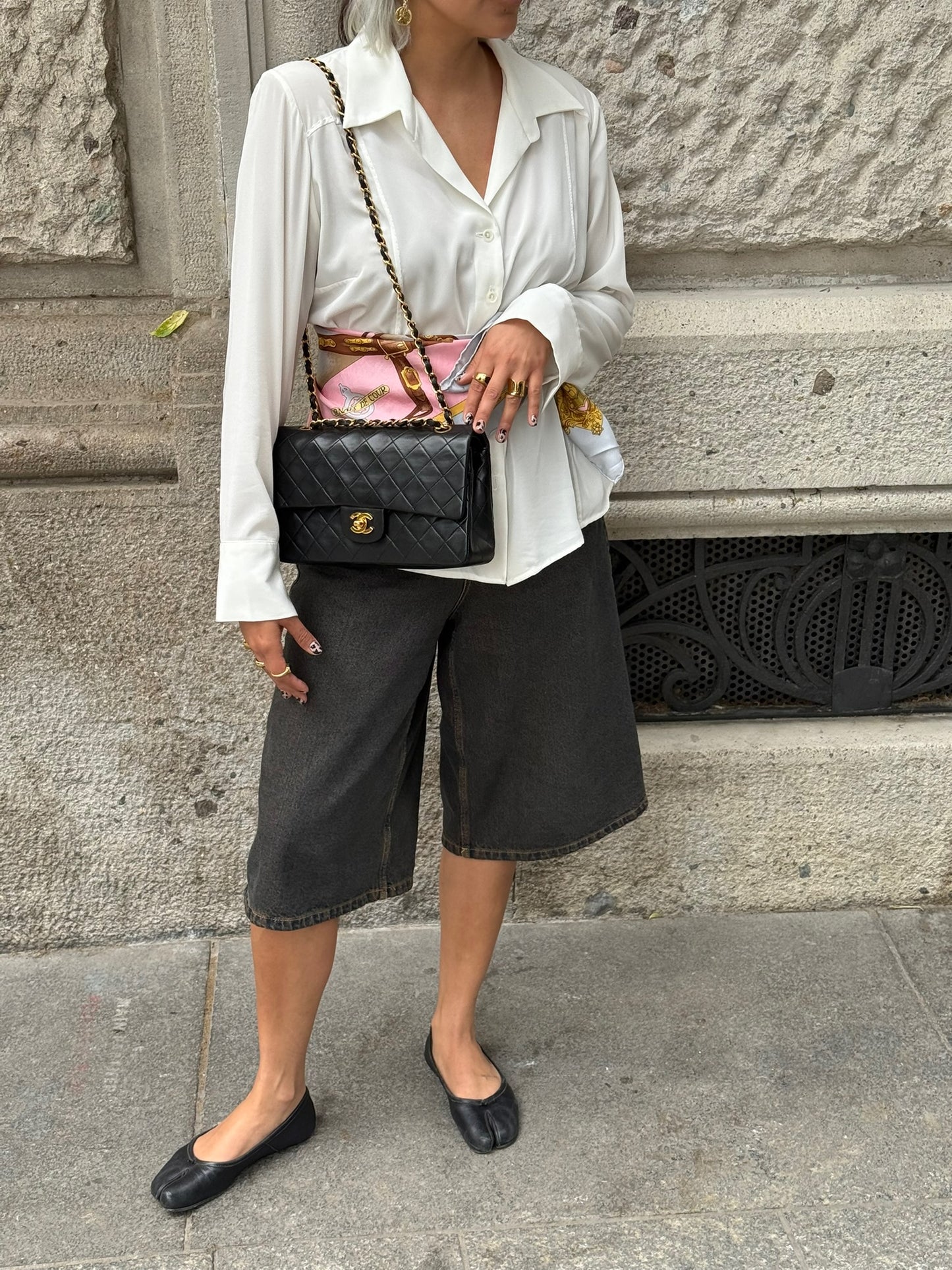 Chanel Vintage Timeless Classic 25 Double Flap Black