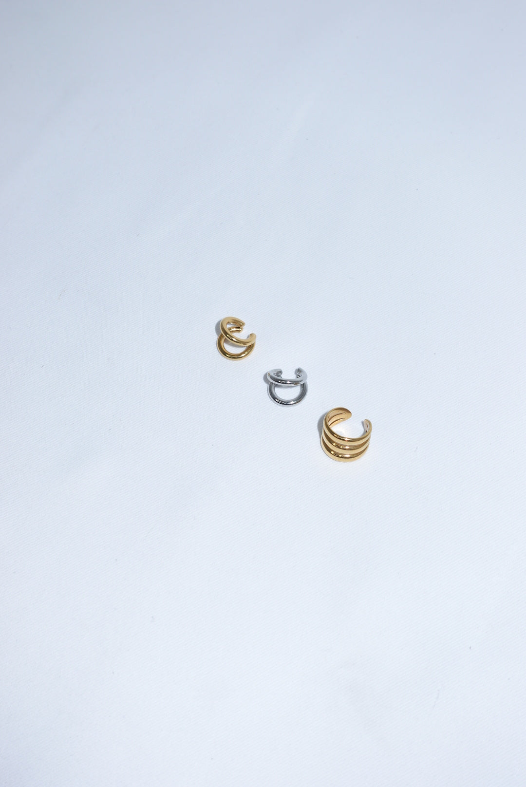 Ear Cuff in Stainless Steel Gold Toned