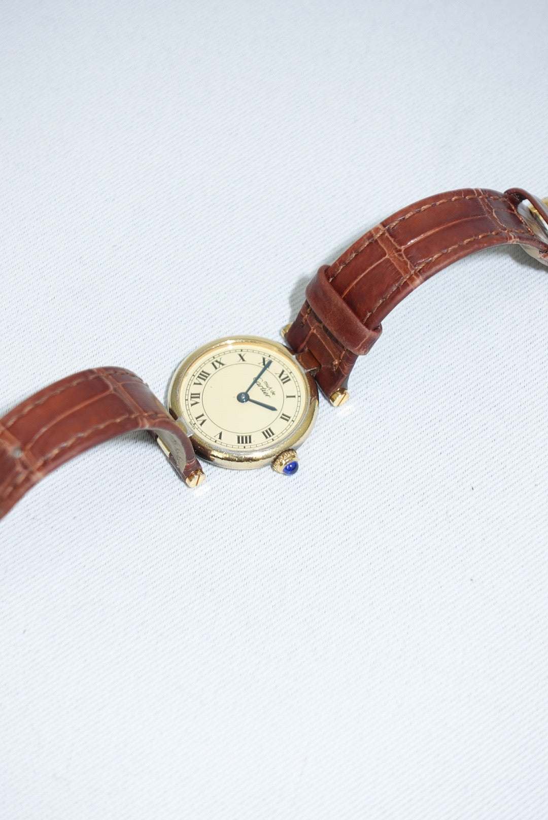 Cartier Must Vendôme 24mm Gold Toned Vintage Watch