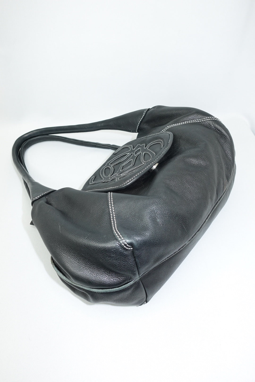 004. Loewe Vintage Shoulder Bag Black