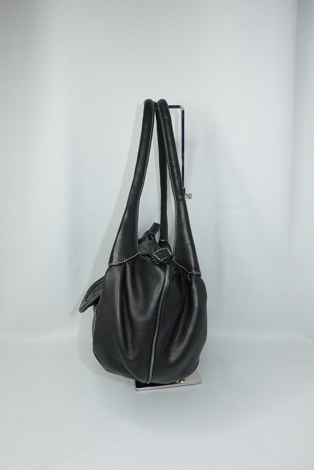 004. Loewe Vintage Shoulder Bag Black
