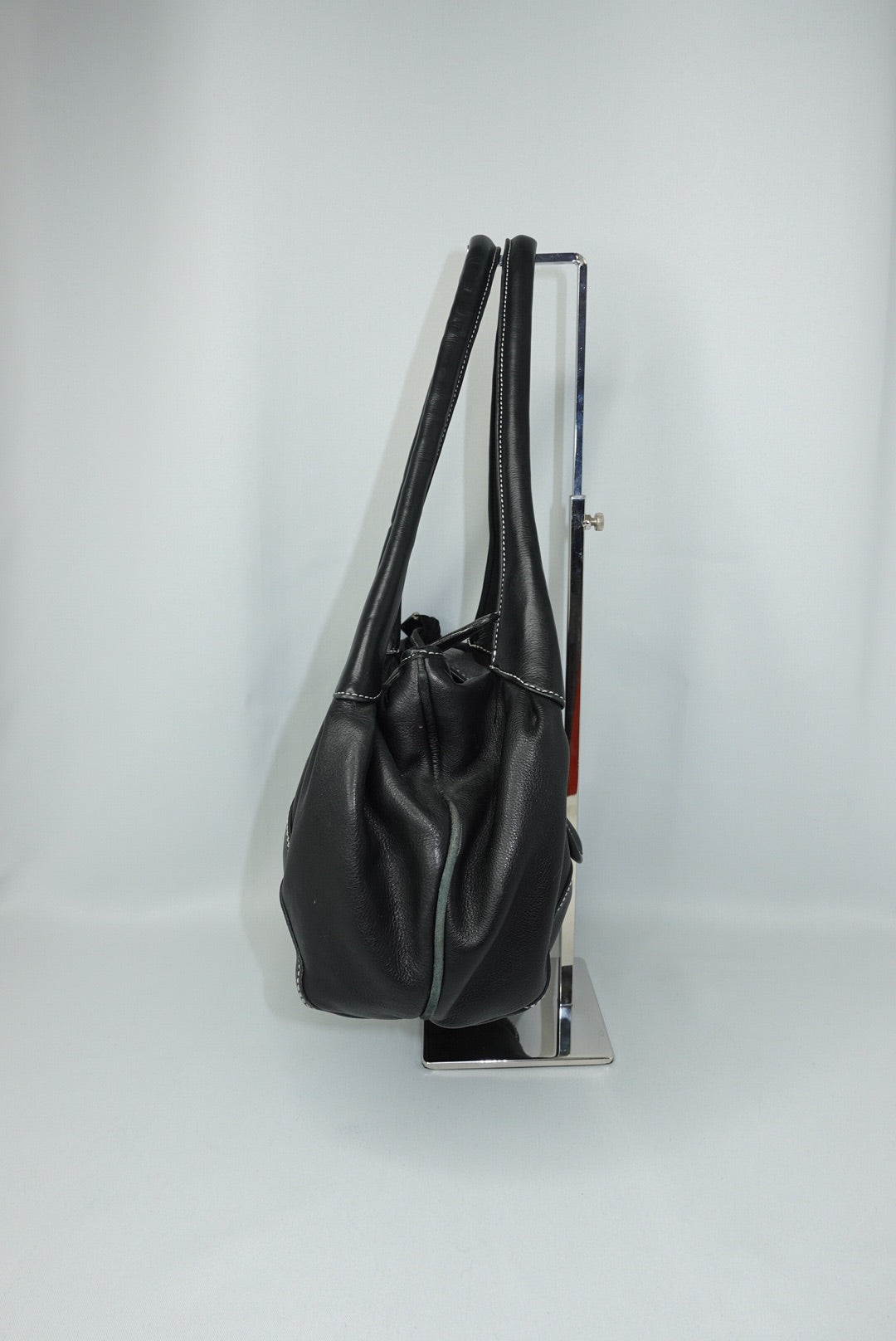 004. Loewe Vintage Shoulder Bag Black