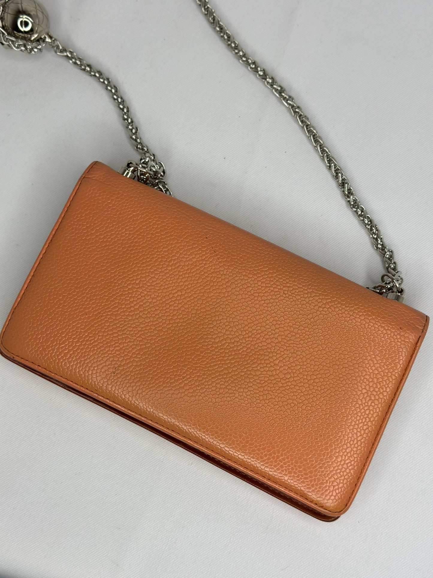 009. Re-Worked Chanel Salmon bifold W.O.C