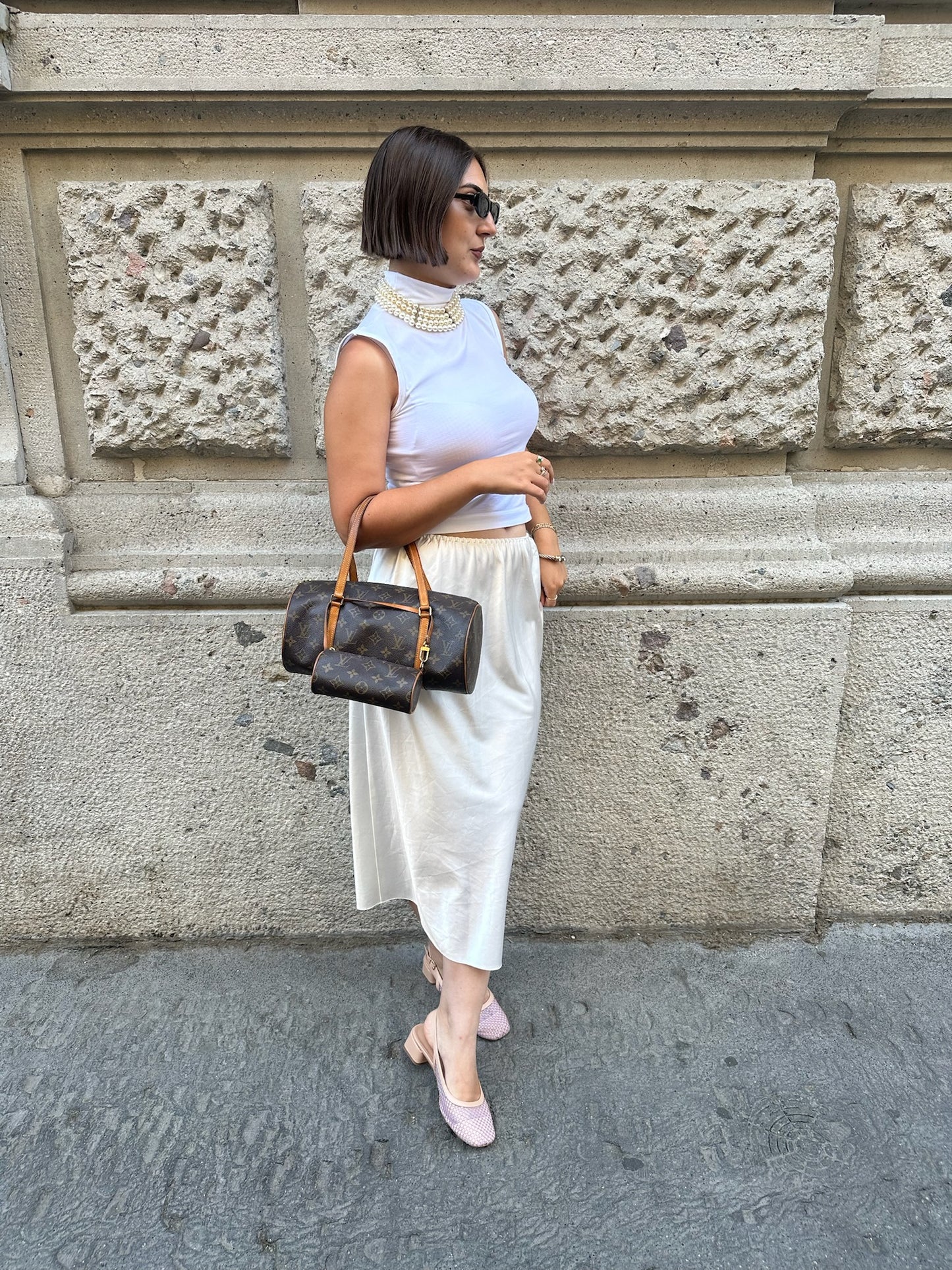 Louis Vuitton Vintage Papillon and Pochette in Monogram Canvas