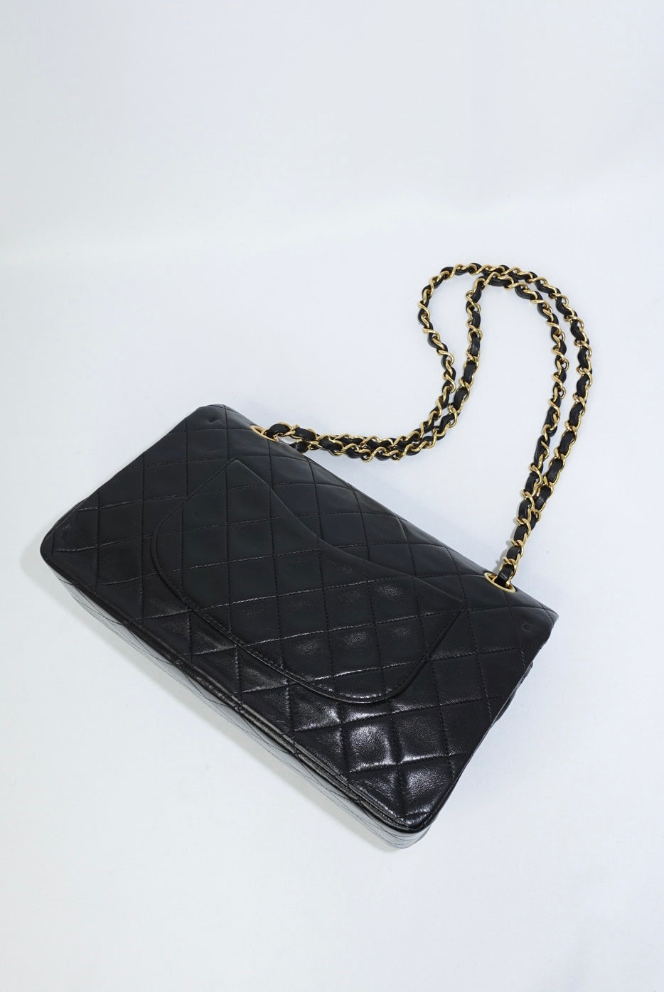 Chanel Vintage Timeless Classic 25 Double Flap Black