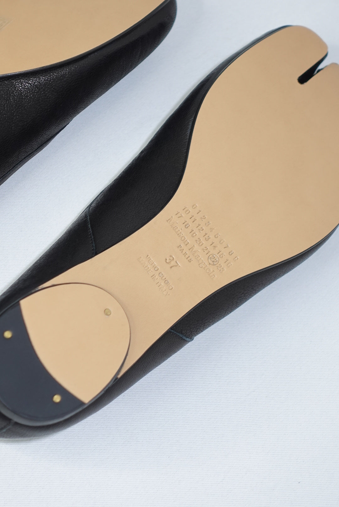 Margiela Tabi Ballet Flats Black 37