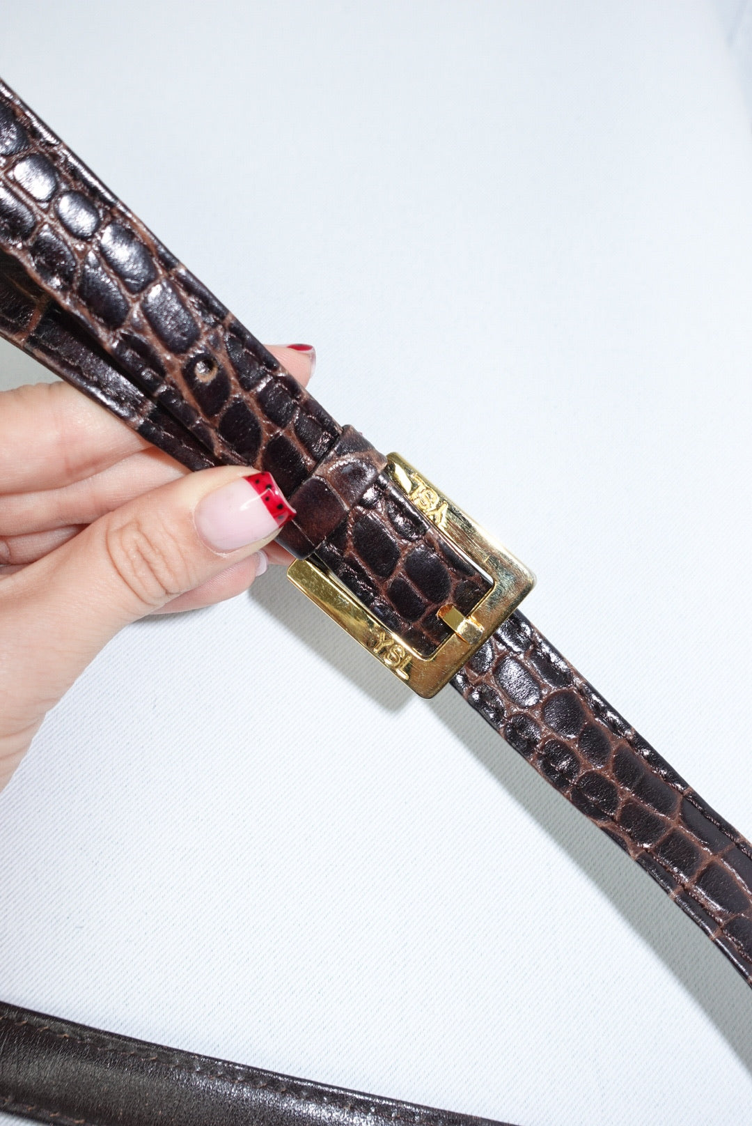 Yves Saint Laurent Crocodile Leather Vintage Bag