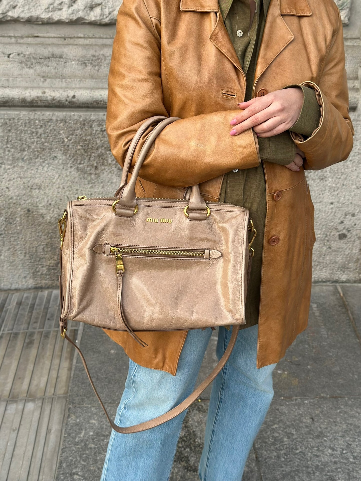 002. MIU MIU Bauletto Pale Pink