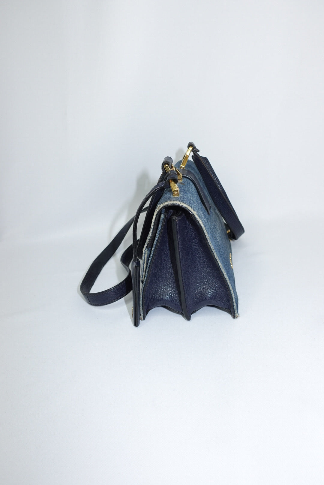 Miu Miu Denim Crossbody Bag
