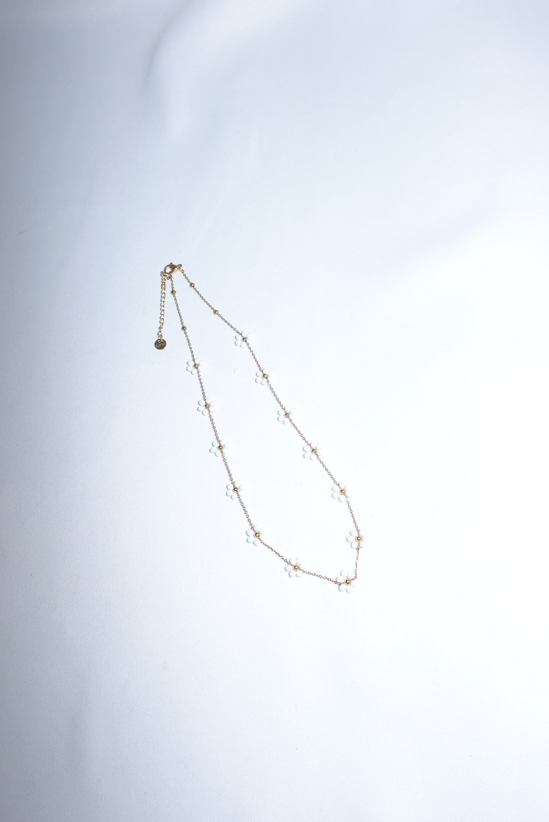 Flower Necklace In Stainless Steel