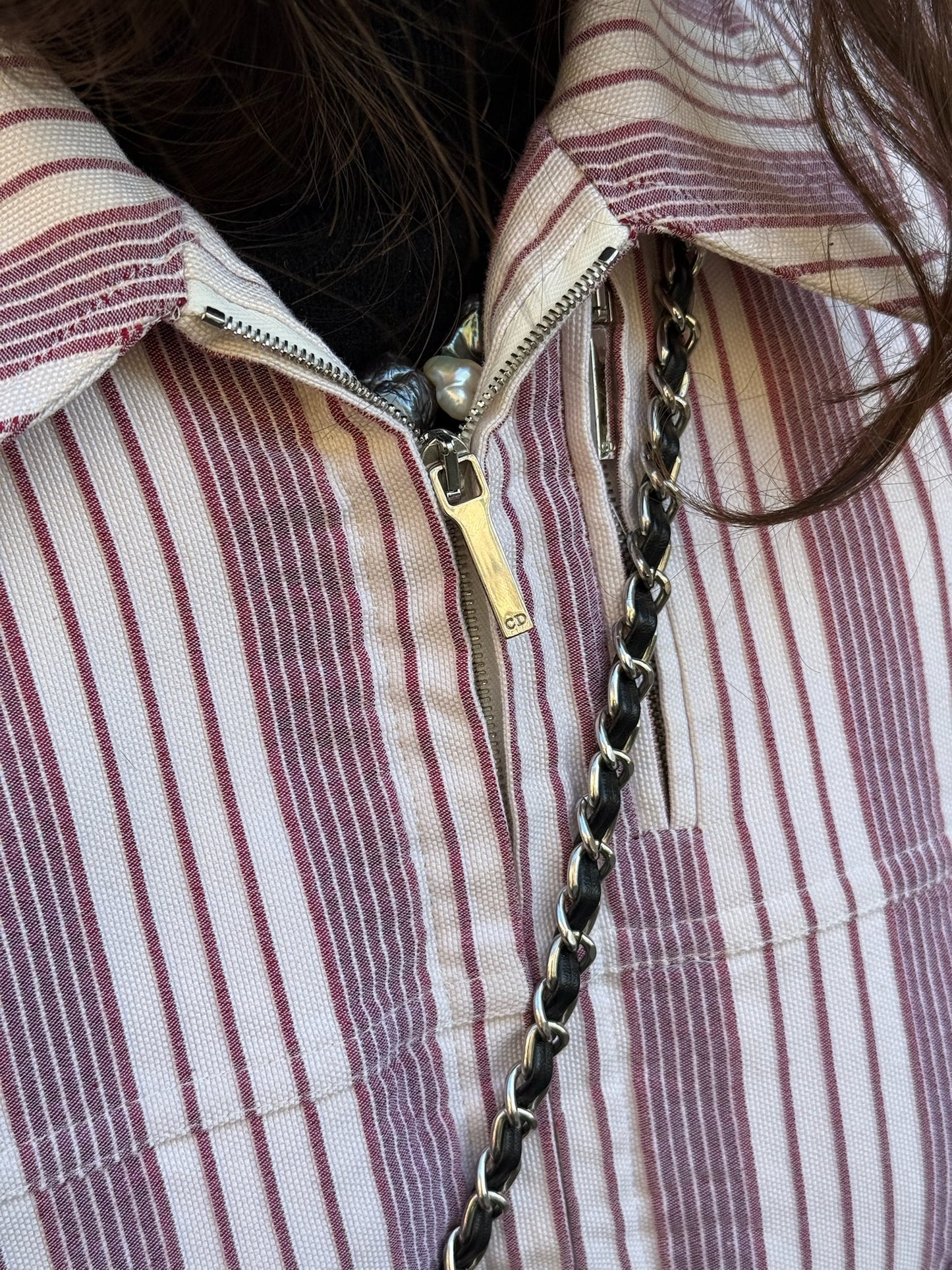 Christian Dior Striped Vintage Jacket