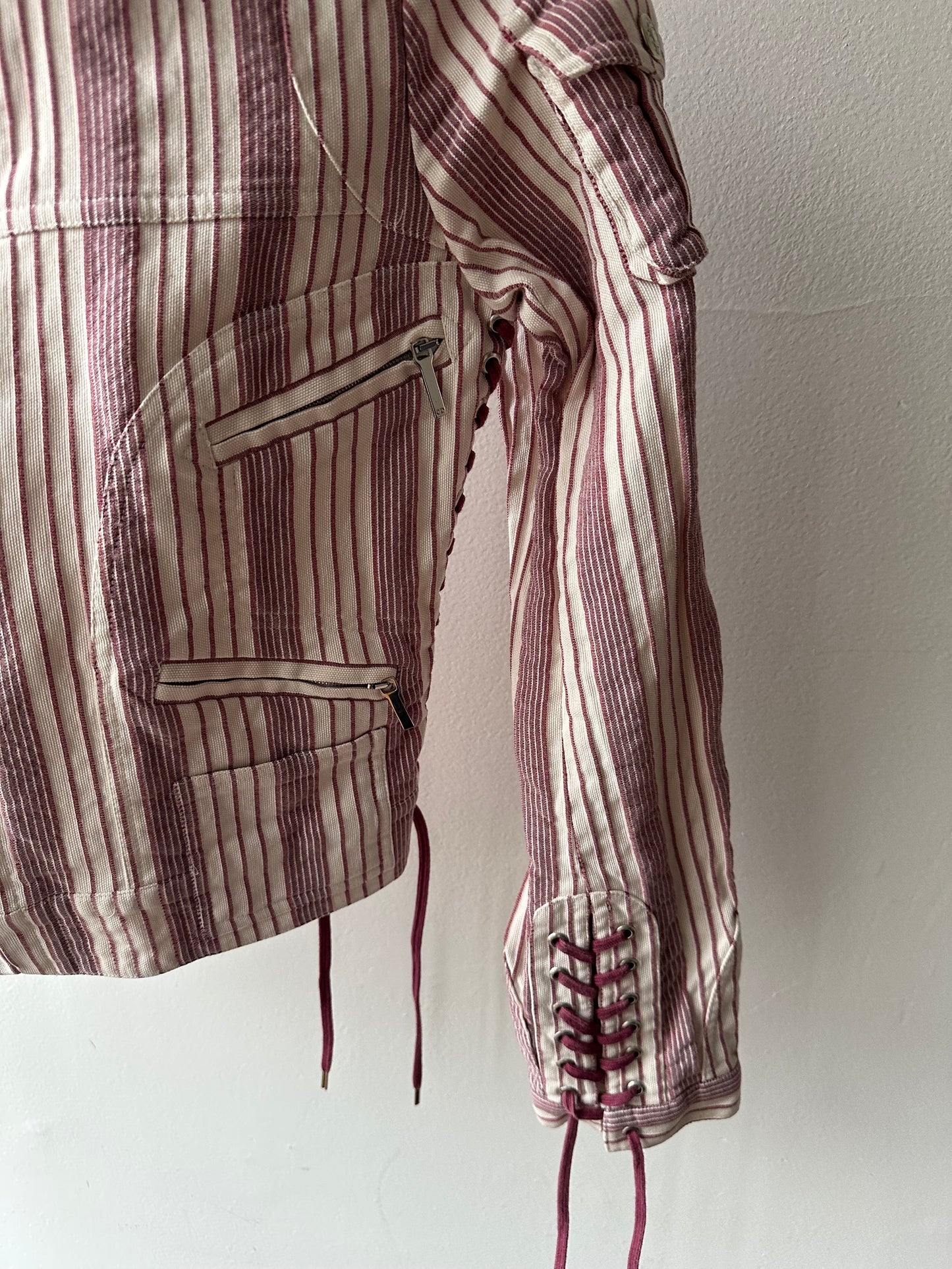 067. Christian Dior Striped Vintage Jacket