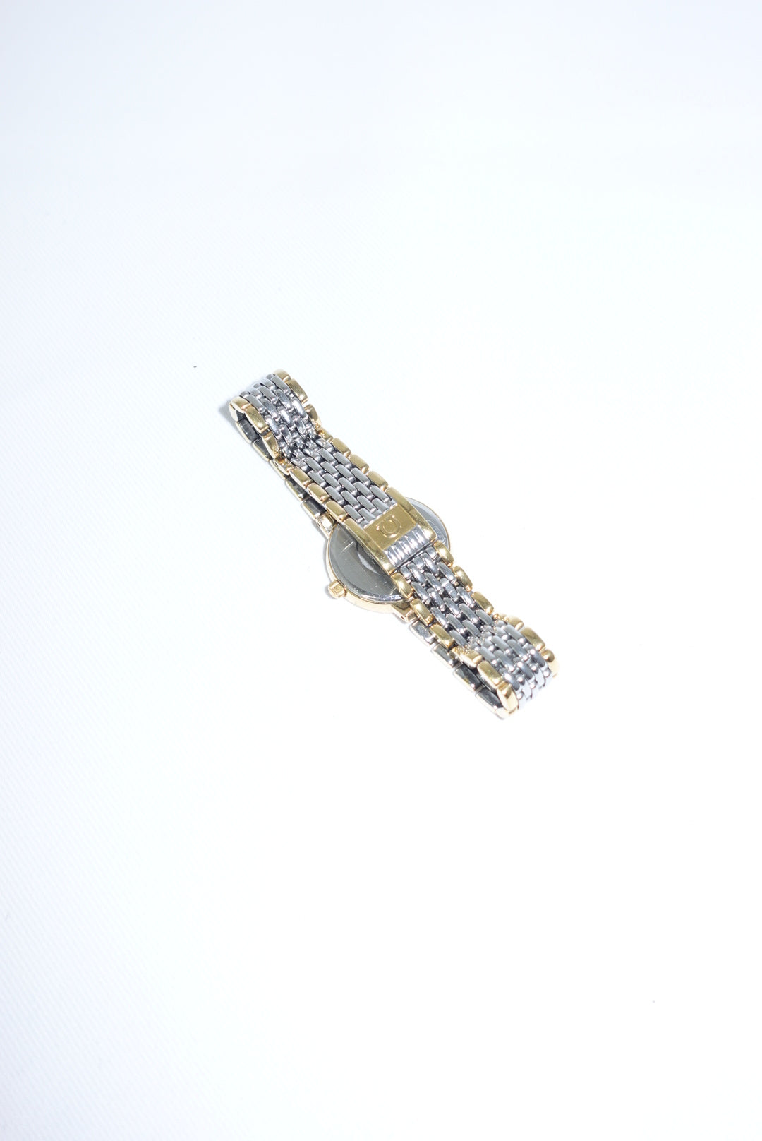 Omega Round Small De Ville Vintage Gold and Silver Watch