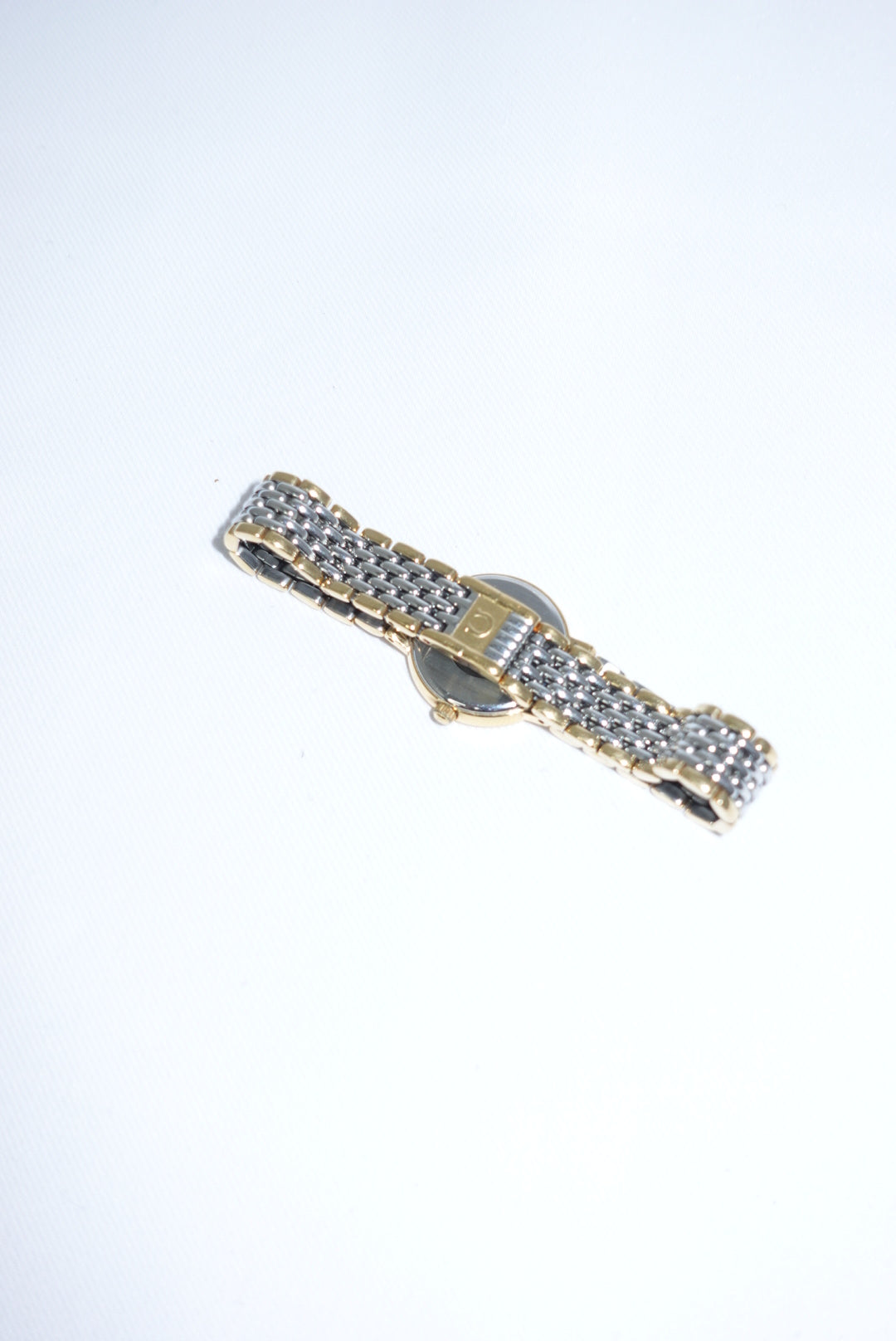 Omega Round Small De Ville Vintage Gold and Silver Watch